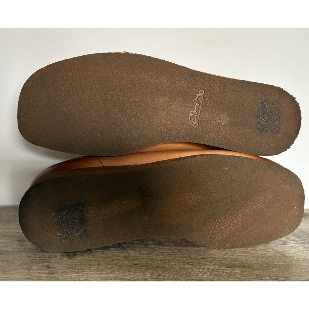 Clarks Wallabee 2 26158274 Mens Brown Leather Lace‎ Up Chukkas Boots Size 8 - Picture 9 of 16